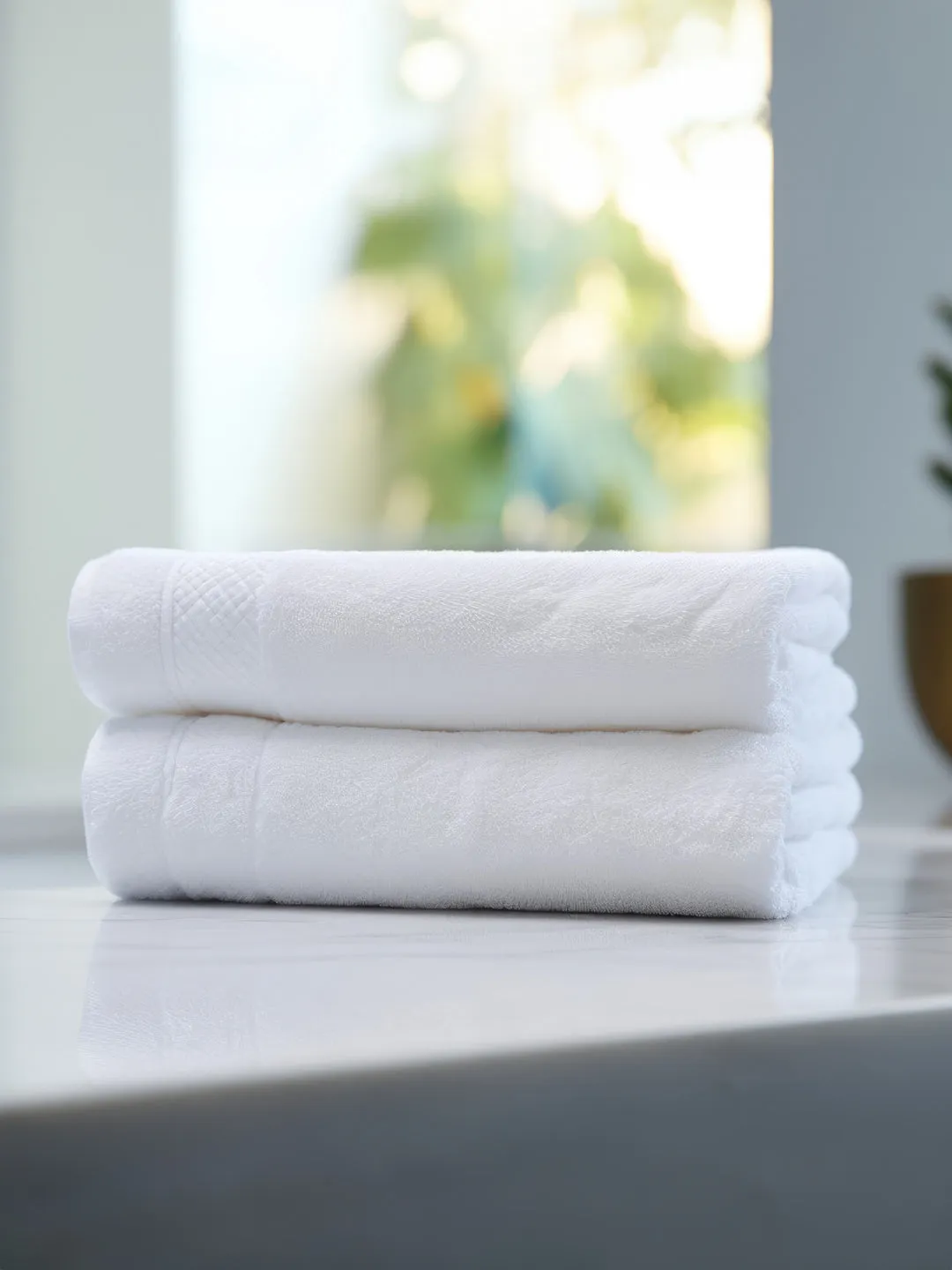 100% Cotton Spa-like 450 GSM Bath Towel - Snowy