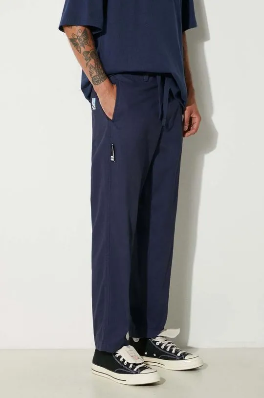 AAPE cotton trousers navy blue color AAPPTMA677XXM