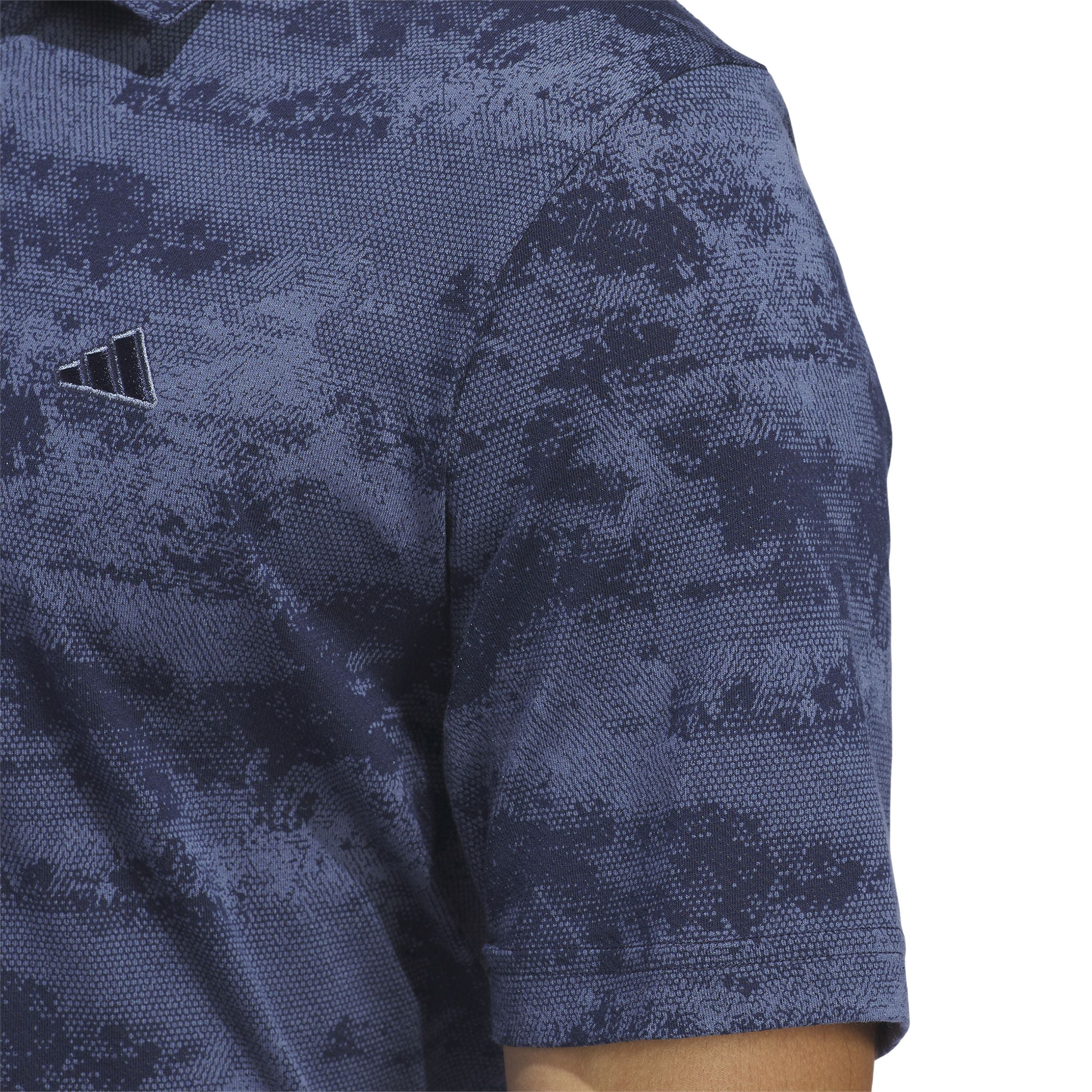 Adidas Go-To Printed Mesh Polo Shirt