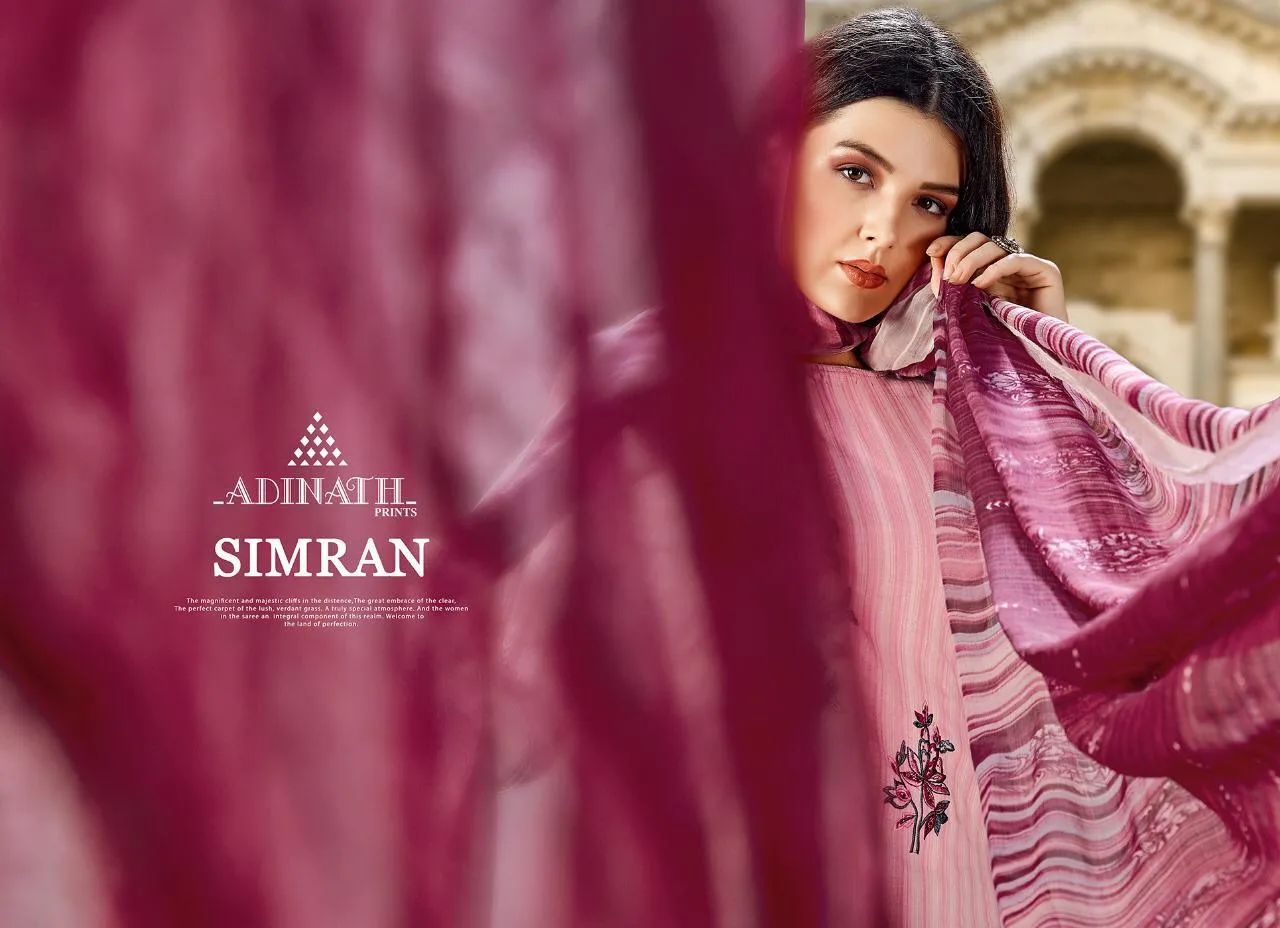 Adinath Prints Simran Cambric Cotton Digital Printed Embroidery Work Salwar Kameez