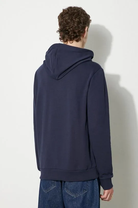 A.P.C. cotton sweatshirt Hoodie Item men's navy blue color