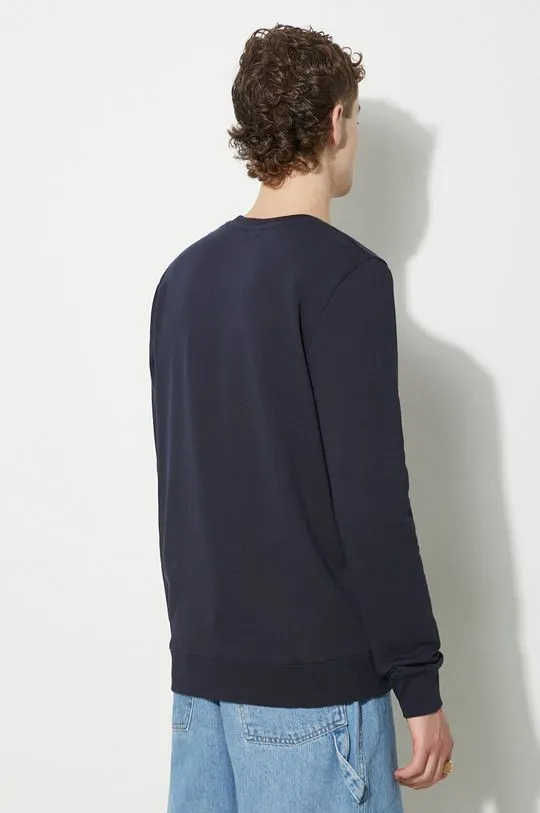 A.P.C. cotton sweatshirt Sweat Vpc men's navy blue color