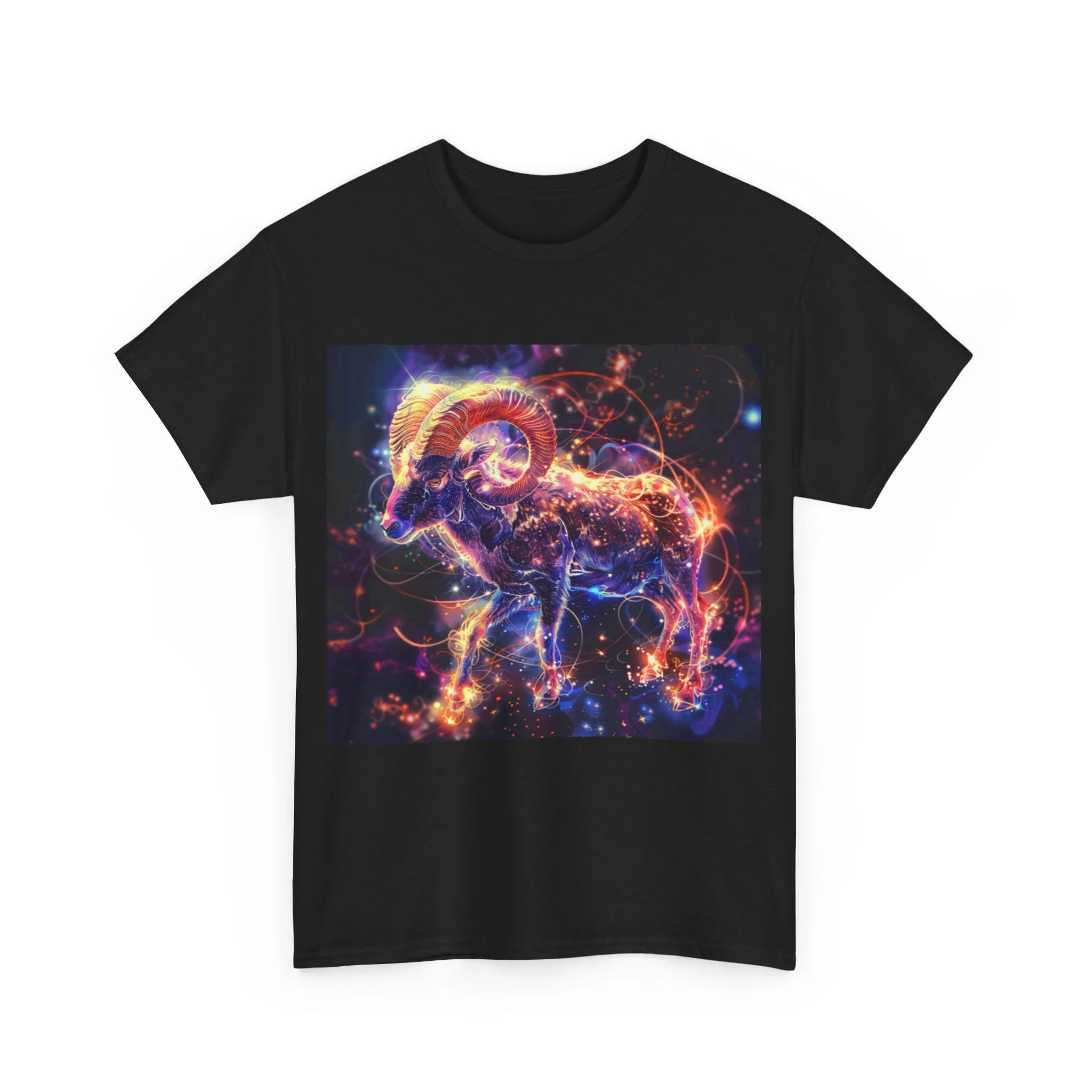 Aries zodiac Unisex Heavy Cotton Tee