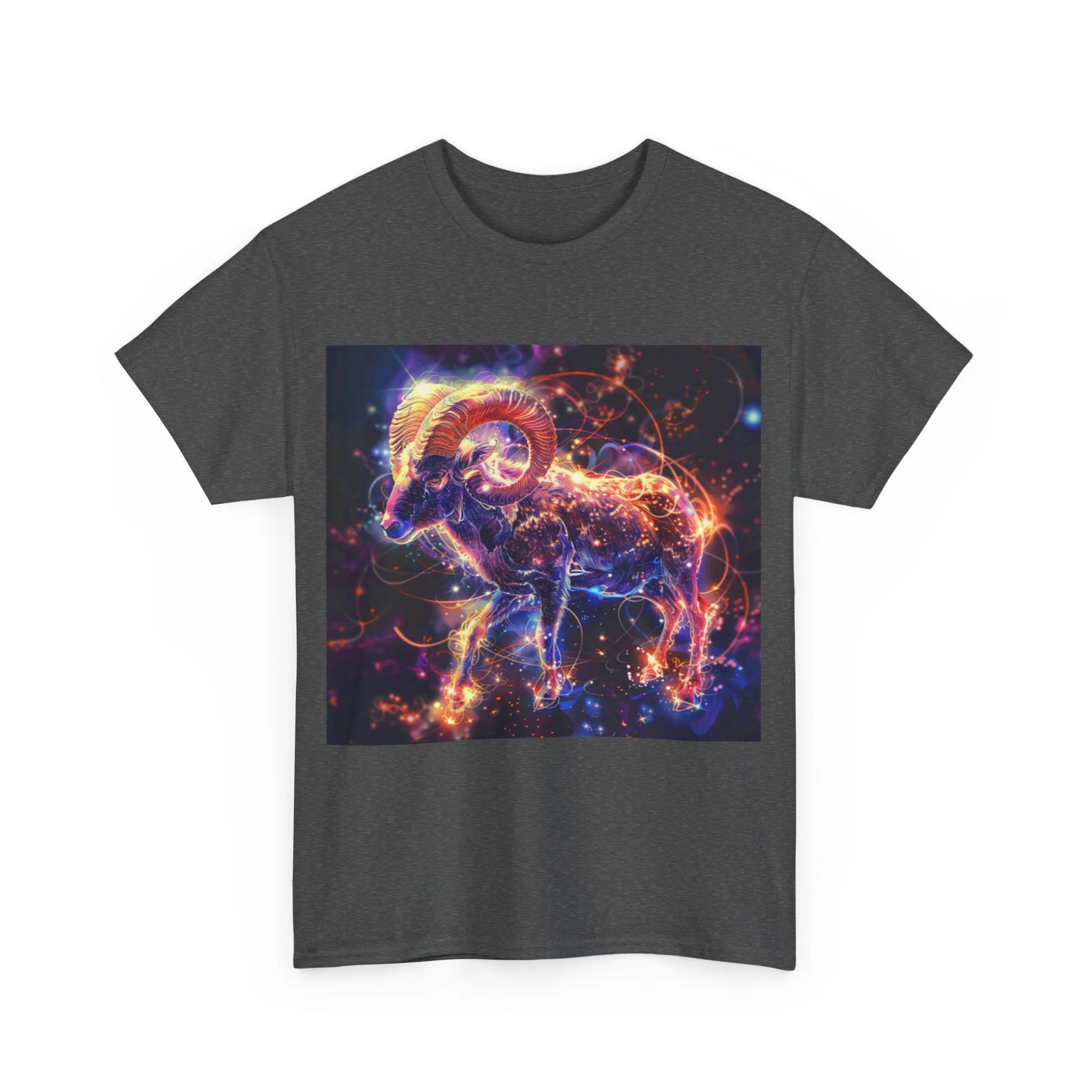 Aries zodiac Unisex Heavy Cotton Tee