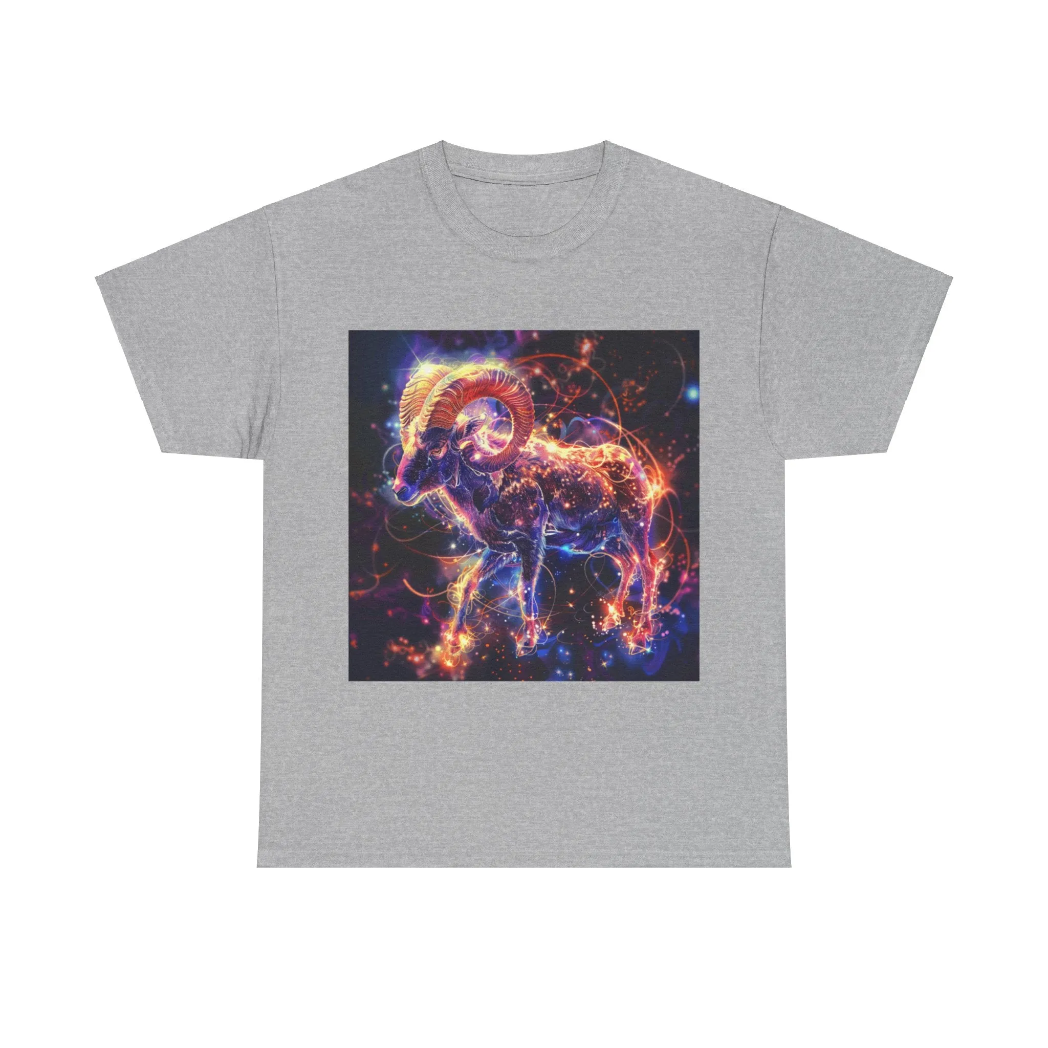 Aries zodiac Unisex Heavy Cotton Tee