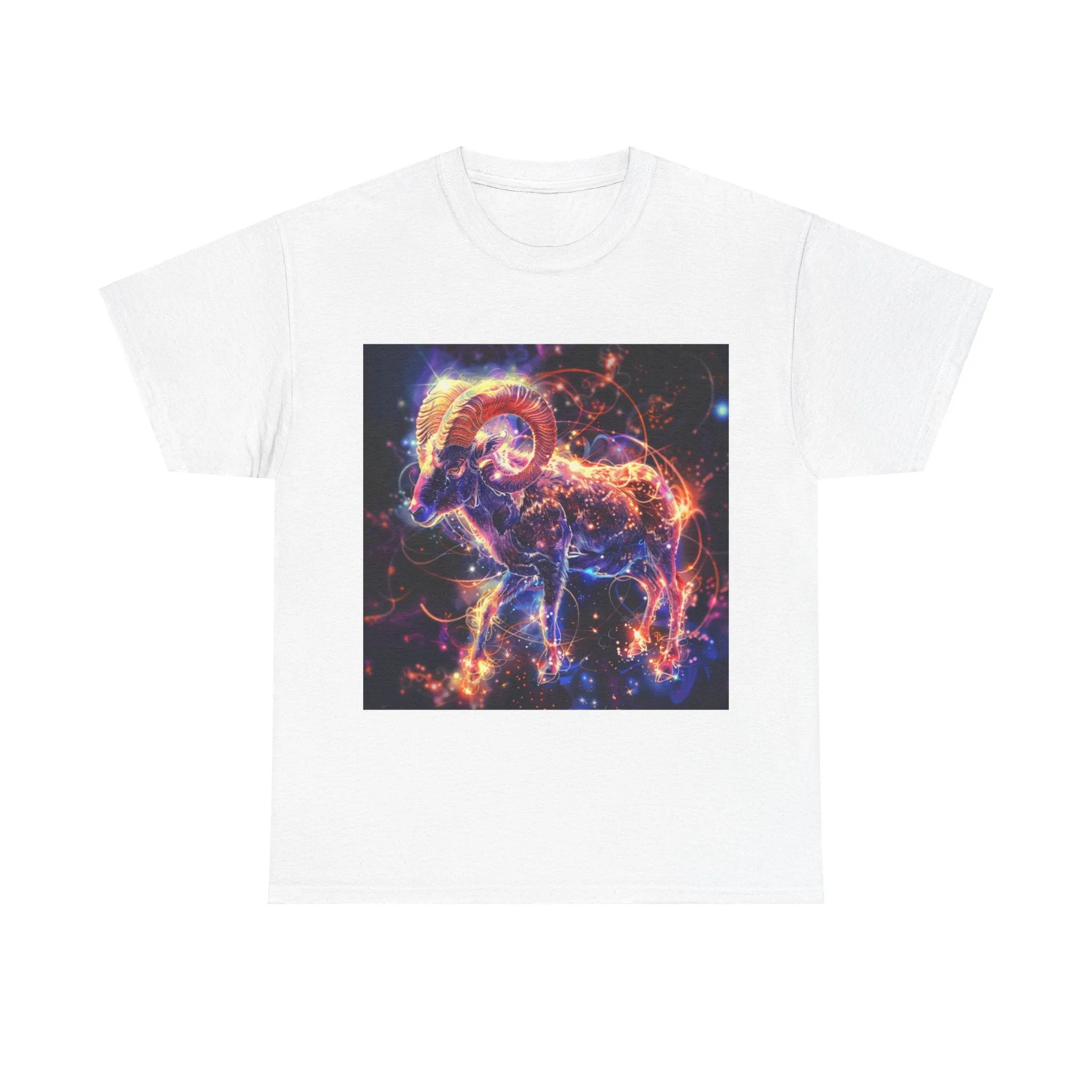 Aries zodiac Unisex Heavy Cotton Tee