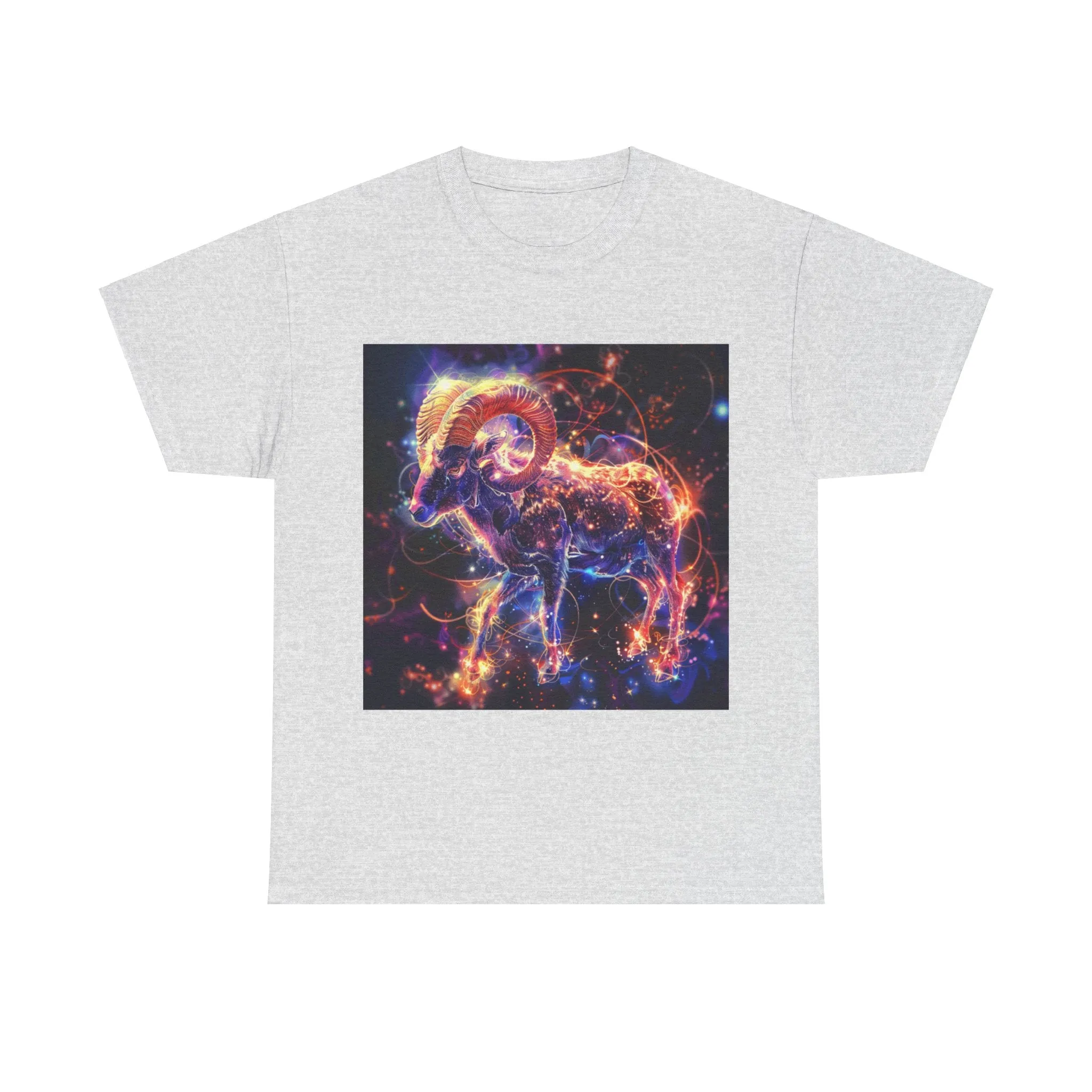 Aries zodiac Unisex Heavy Cotton Tee