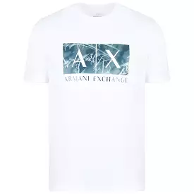 Armani Exchange 3RZTHA AX Block T-Shirt - Tropical Print