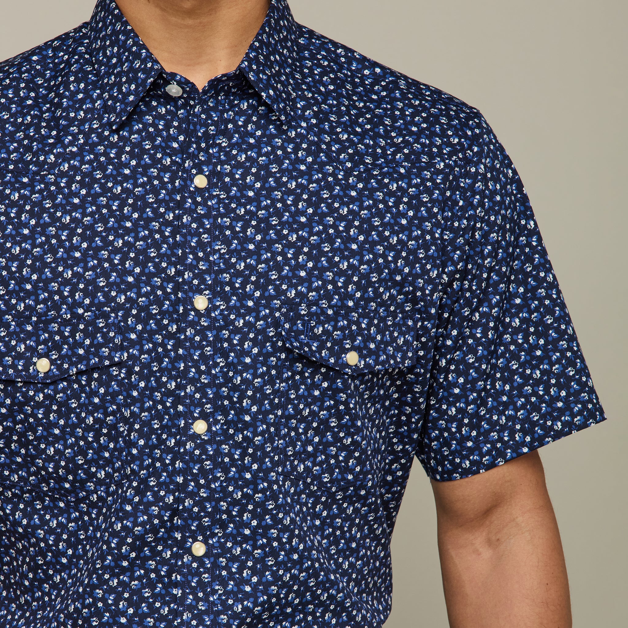 Austin :: Blue/White Floral Print