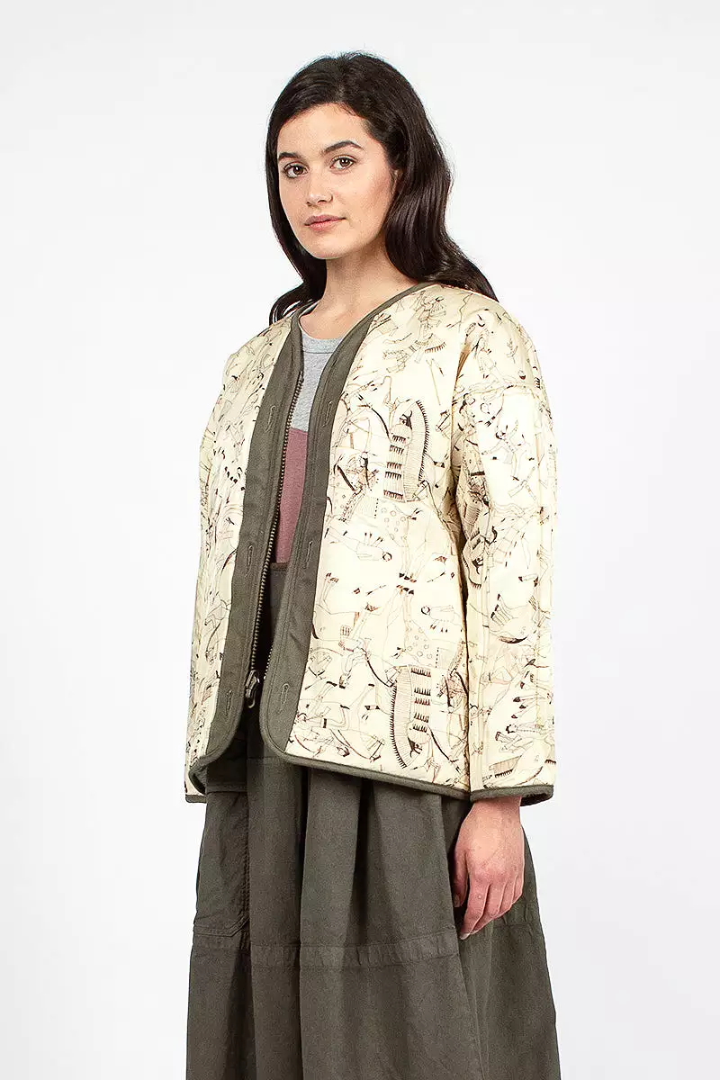 Bandana Reversible Kimono Liner Jacket