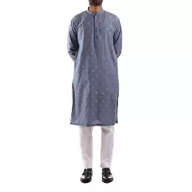 Blue Booti Print Kurta