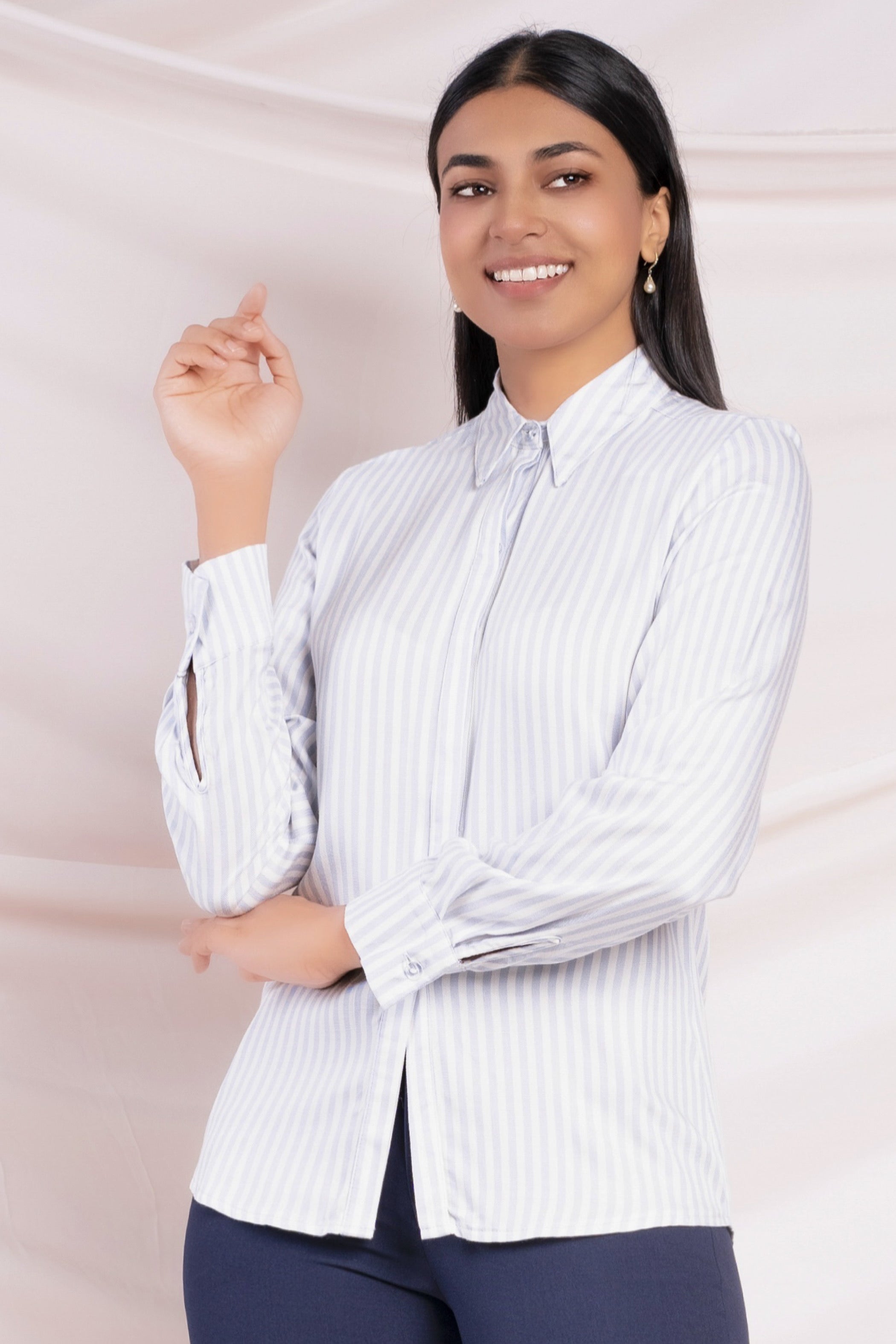 Blue Stripe Shirt