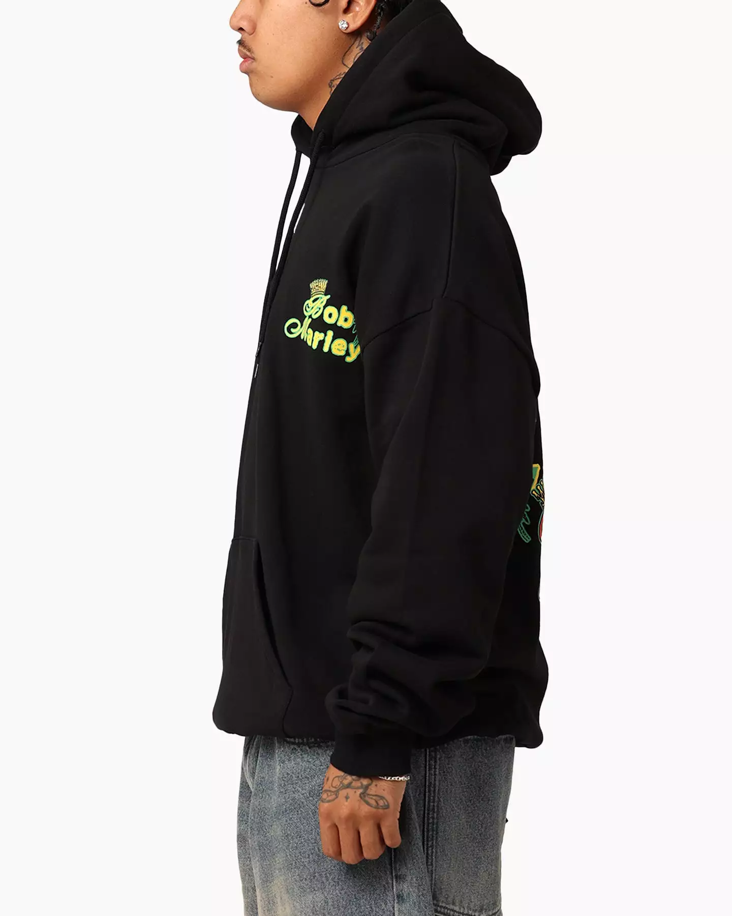 Bob Marley Smile Jamaica Hoodie Black