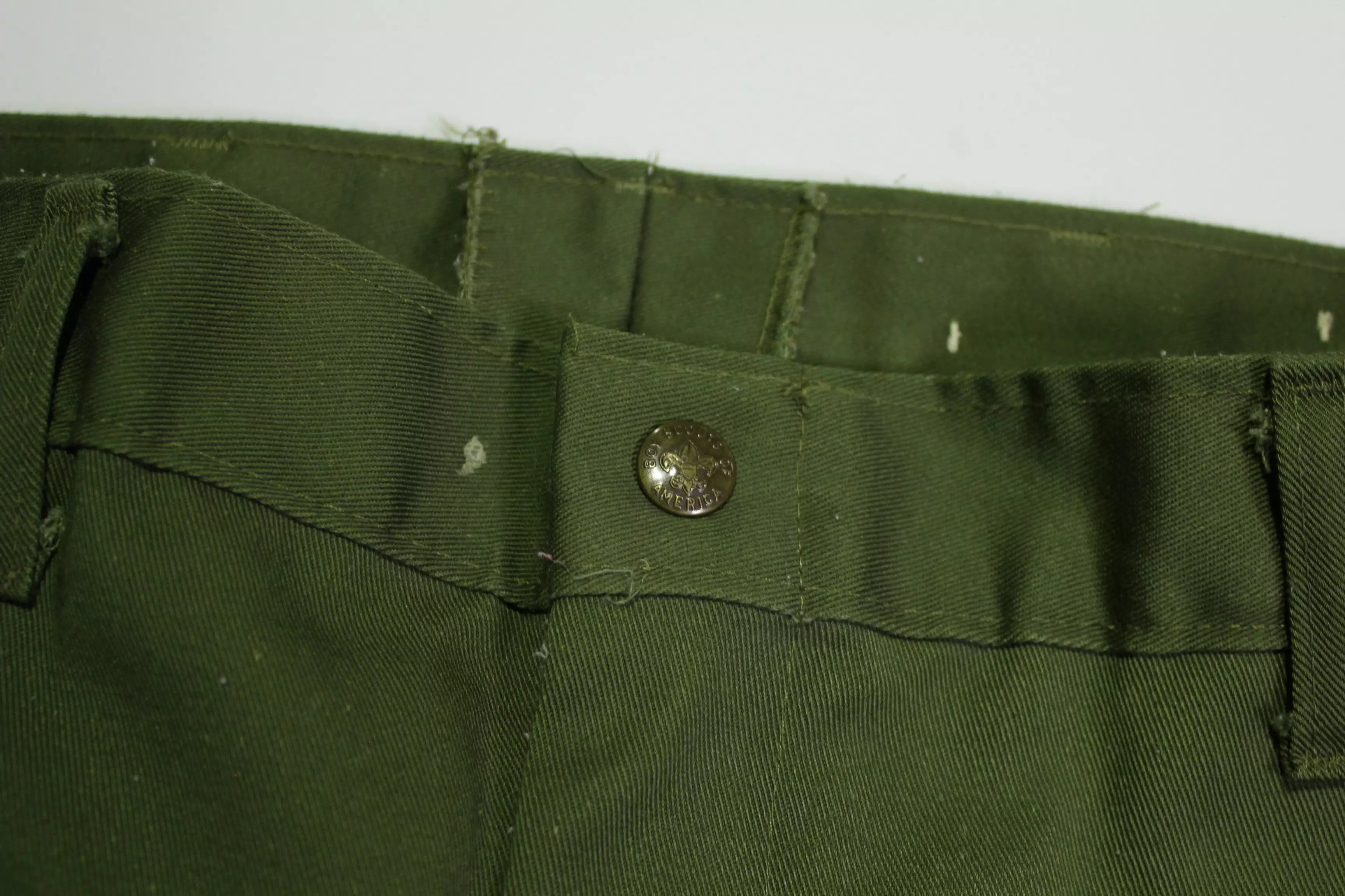 Boy Scouts of America Vintage 70's Talon Zipper Cargo Official Uniform Pants