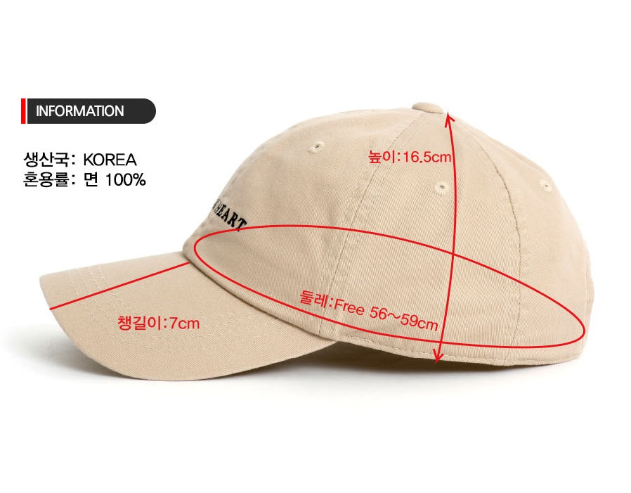 Breakheart Typo Embroidery Baseball Caps Hats Unisex Mens Womens 100% Washed Cotton Adjustable Korean Style Fashion Accessories