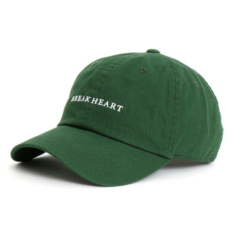 Breakheart Typo Embroidery Baseball Caps Hats Unisex Mens Womens 100% Washed Cotton Adjustable Korean Style Fashion Accessories