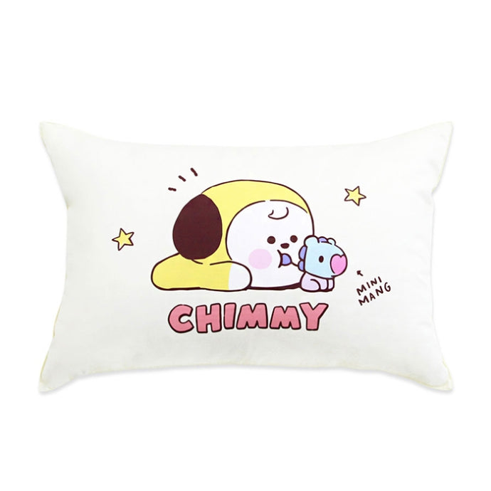 BT21 Little Buddy Pillow Covers Bangtan Boys BTS Cushion Cases 100% Cotton Kpop Home Decor Bedroom Naradeco Line Freinds