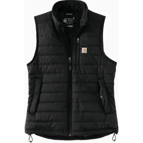 Carhartt Carhartt Rain Defender Women's Large Regular Black Nylon Insulated Mock Neck Vest