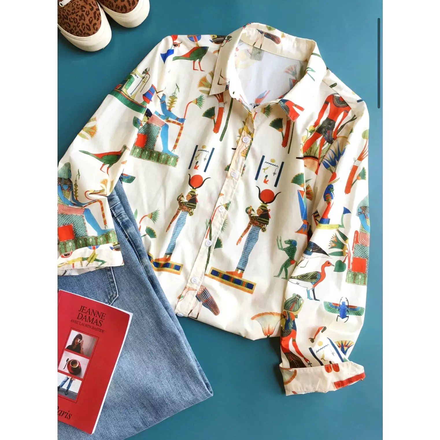 Cartoon Character Printed Shirt