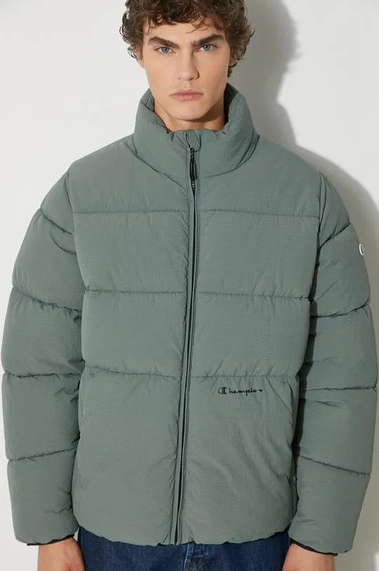 Champion jacket men's green color