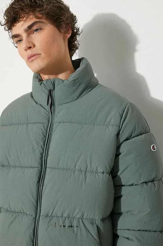 Champion jacket men's green color