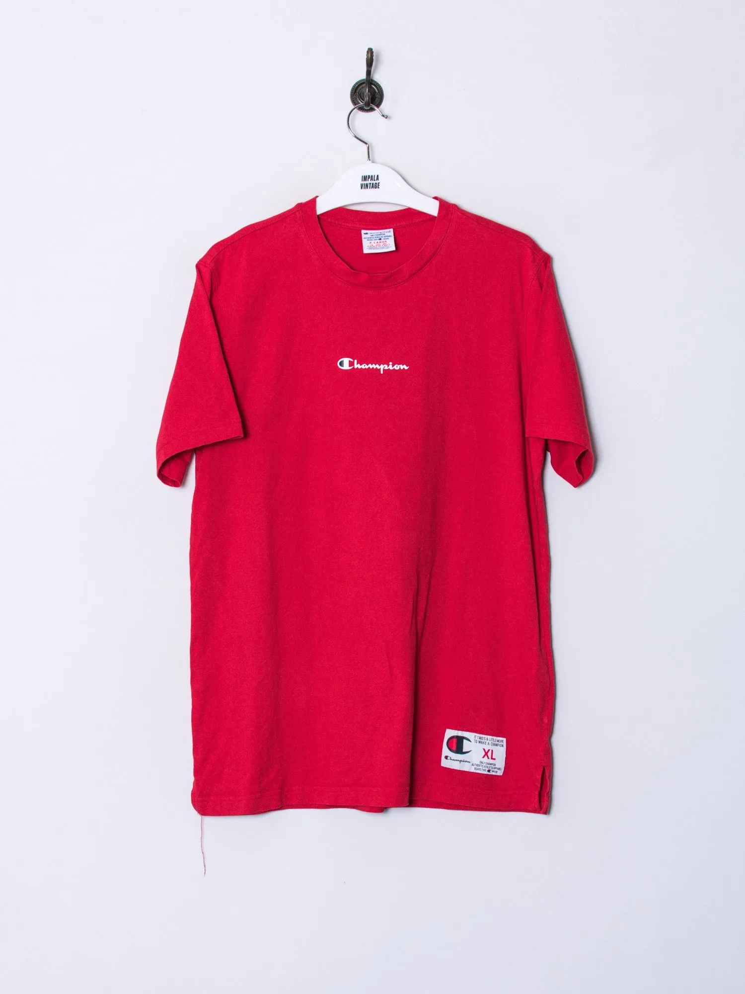 Champion Red Cotton Tee