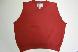 Champion Ribbed Fleece Vintage 90's V-Neck Sweatshirt Sleeveless Vest