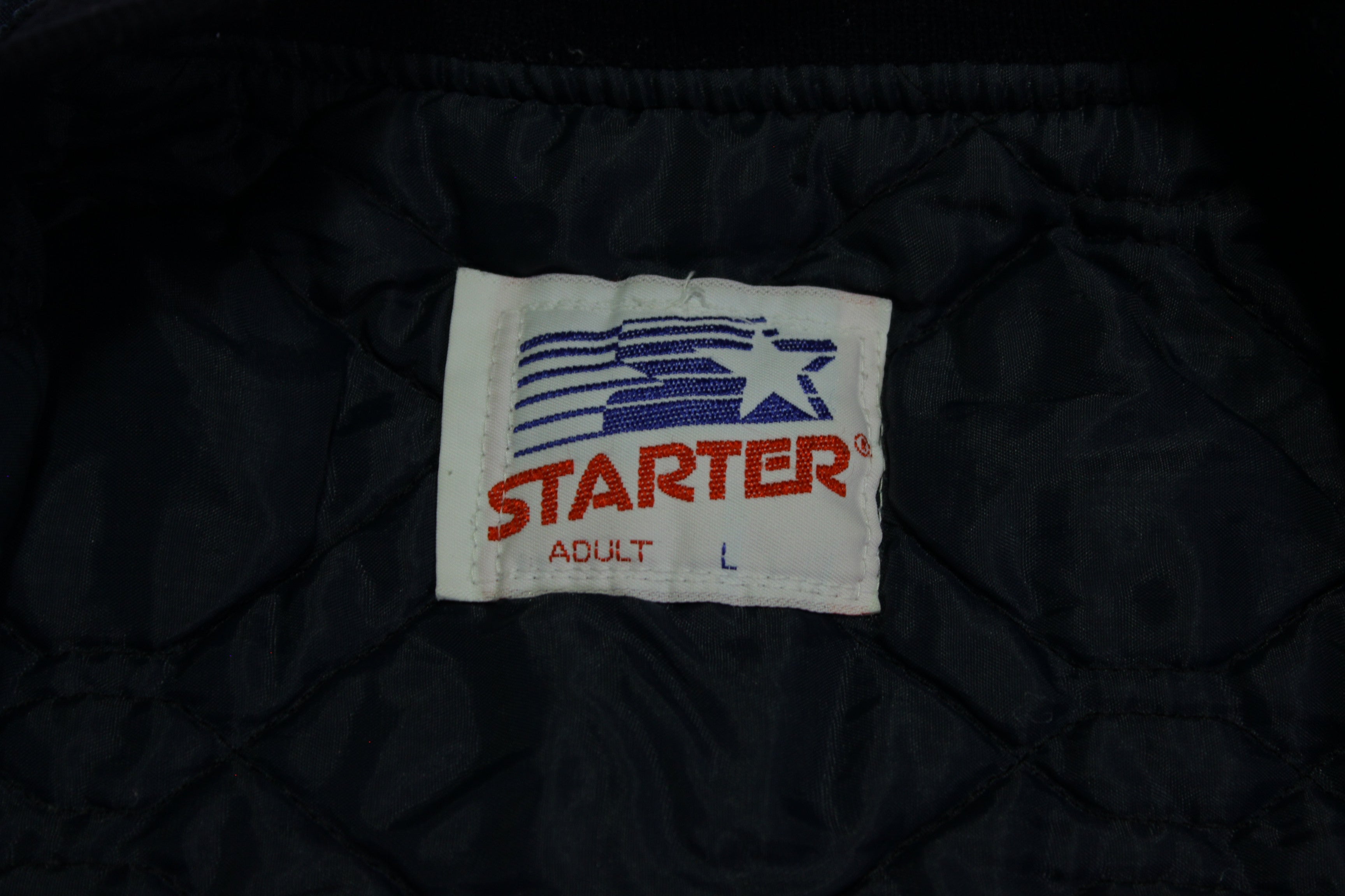 Chicago Bears Vintage 80's Satin Starter Made in USA Quilt Lined NFL Jacket