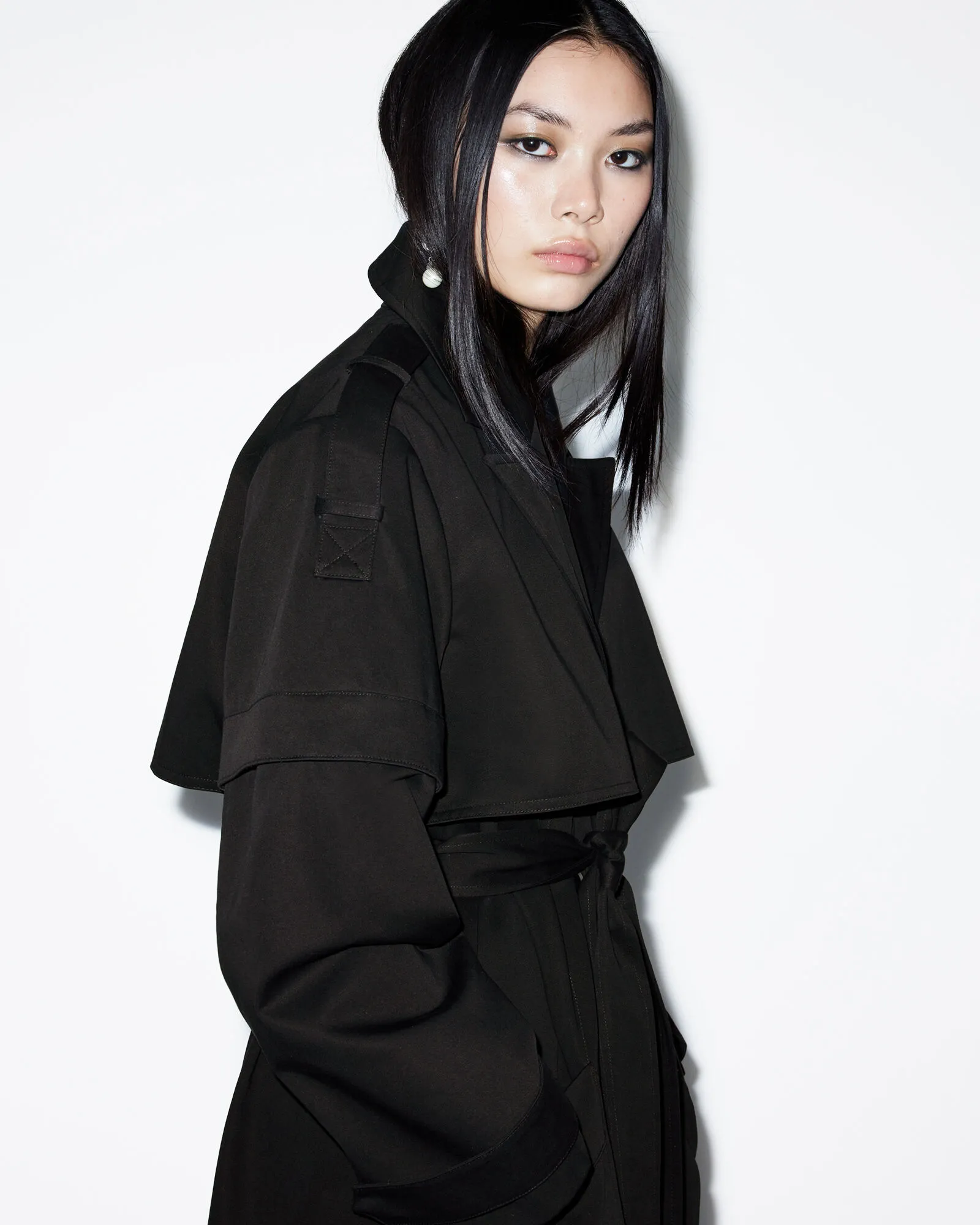 Clyde Trench Coat With Removable Sleeves