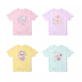 Colour cute print t-shirt