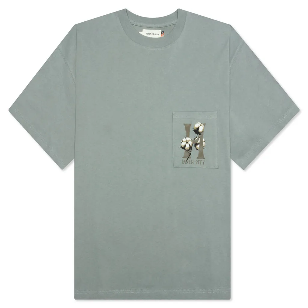 Cotton H S/S Tee - Slate