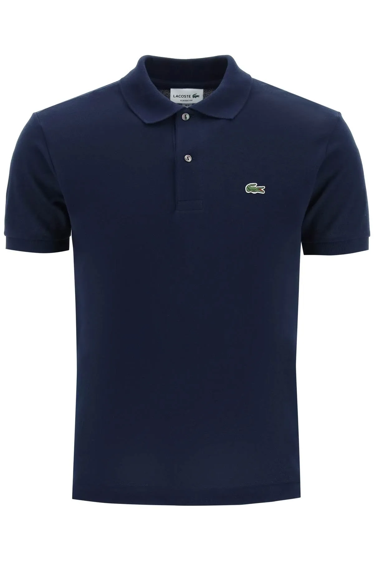 cotton piquet polo L1212 BLUE NAVY