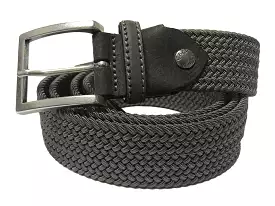 Cotton Stretch Belt Solid Gray