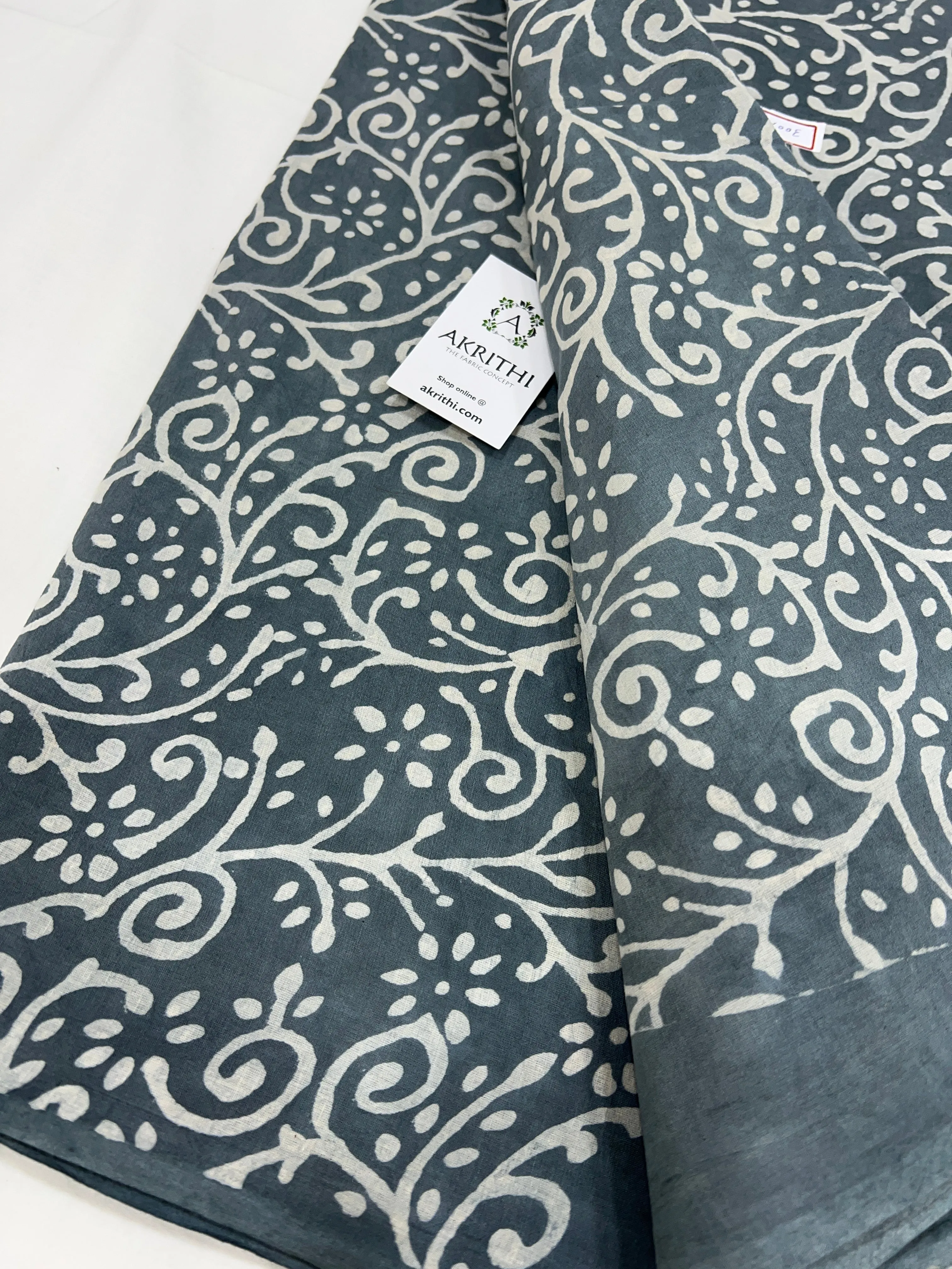 Dabu printed pure cotton fabric