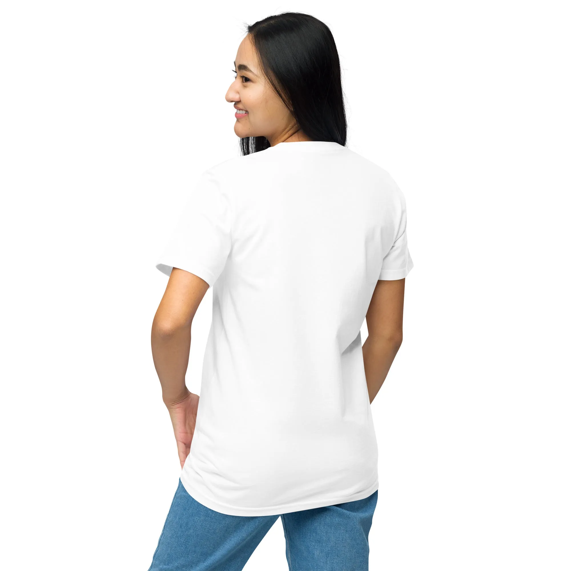 Gerald Black Organic Cotton White Statement T-Shirt for Men and Women