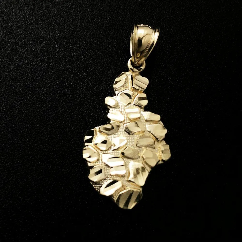 Golden Nugget DC 10K Yellow Gold Pendant