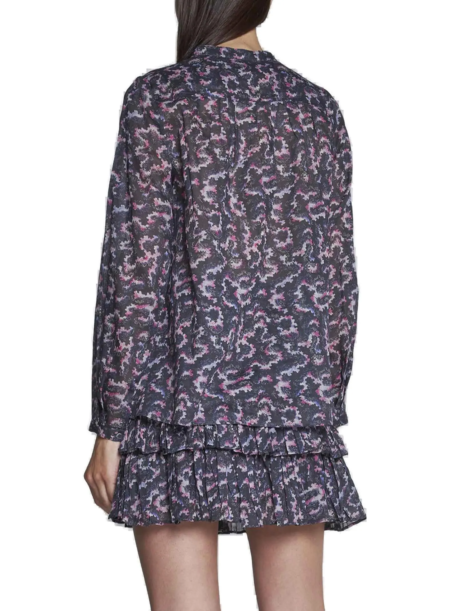 Isabel Marant toile Maria Abstract Printed Blouse