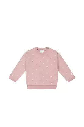 Jamie Kay - Damien Organic Cotton Sweatshirt - Goldie Rose Dust