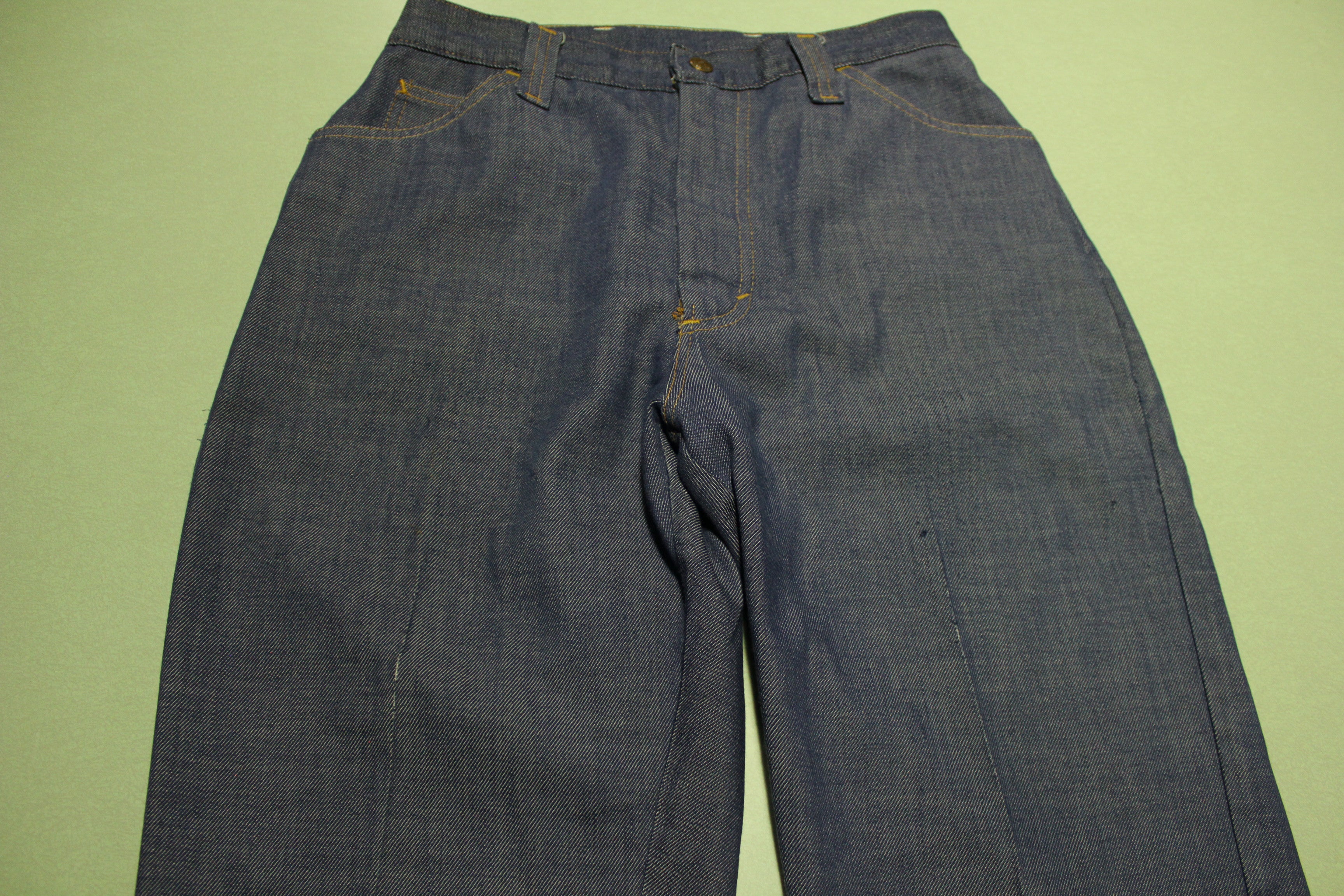 JC Penneys Vintage 70's Dark Wash Relaxed Fit Altered Waist Jeans