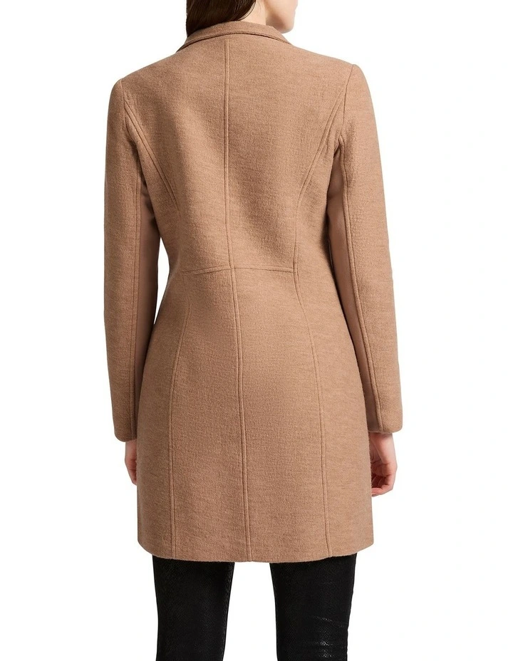 Josie Felted Wool Coat in Camel