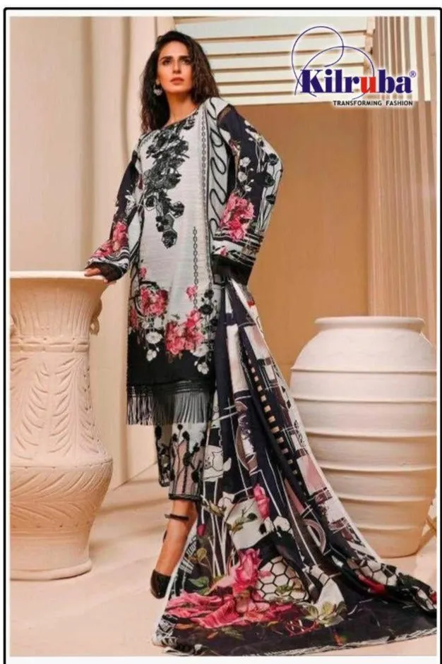 Kilruba Presents Non Catalog Lawn Cotton Printed Casual Wear Salwar Kameez