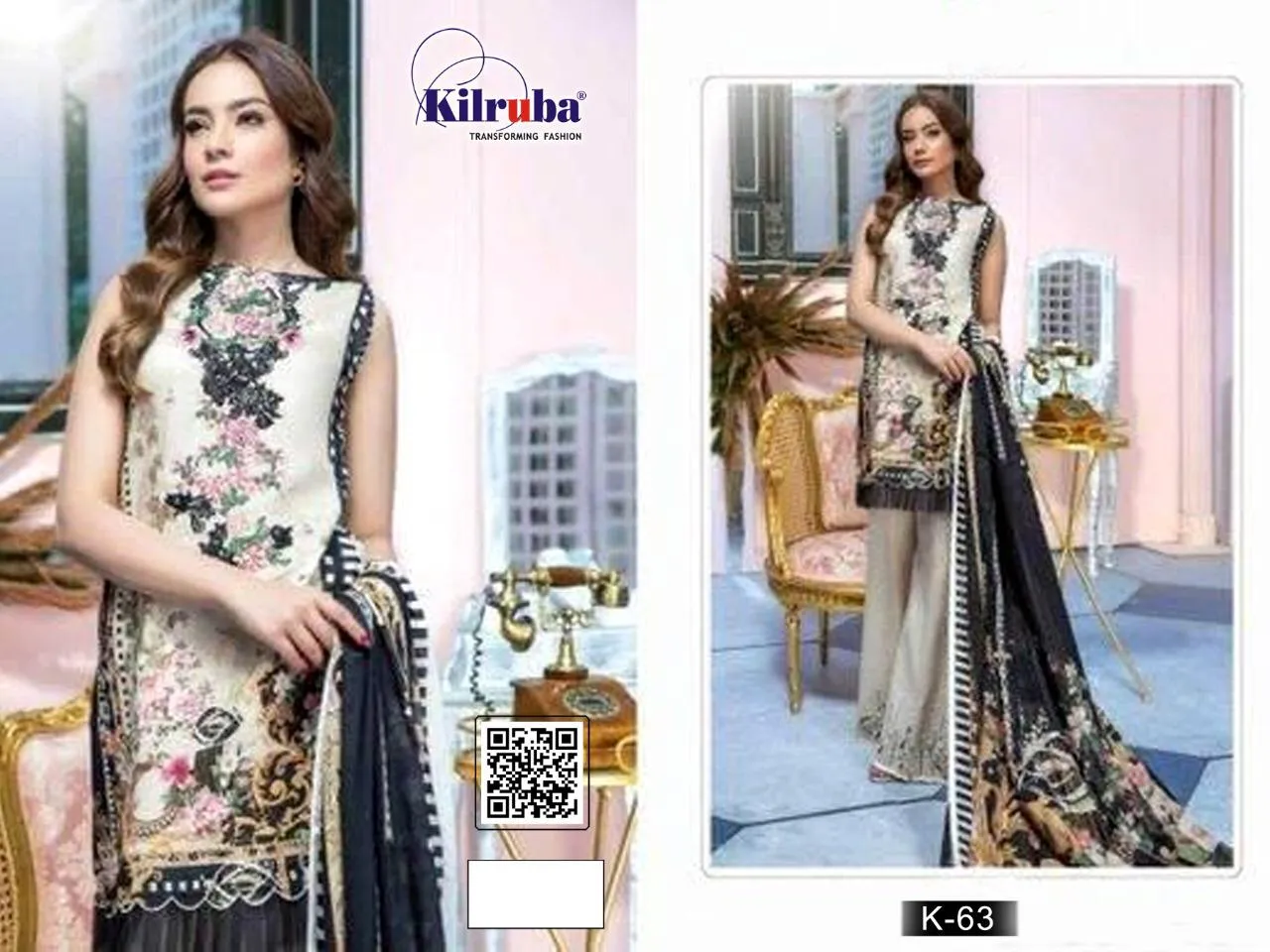 Kilruba Presents Non Catalog Lawn Cotton Printed Casual Wear Salwar Kameez