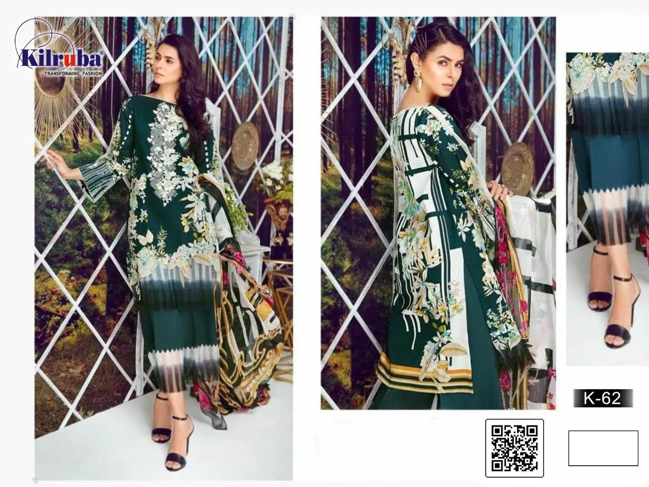 Kilruba Presents Non Catalog Lawn Cotton Printed Casual Wear Salwar Kameez