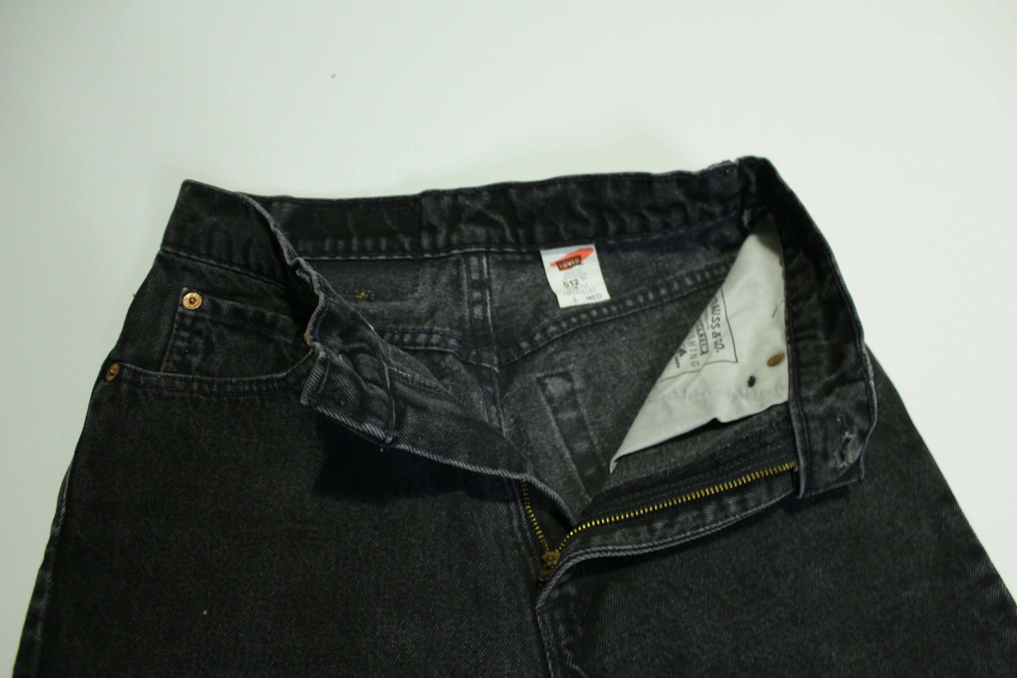 Levis 512 Vintage 90's High Rise Tapered Leg Slim Fit Denim Mom Jeans