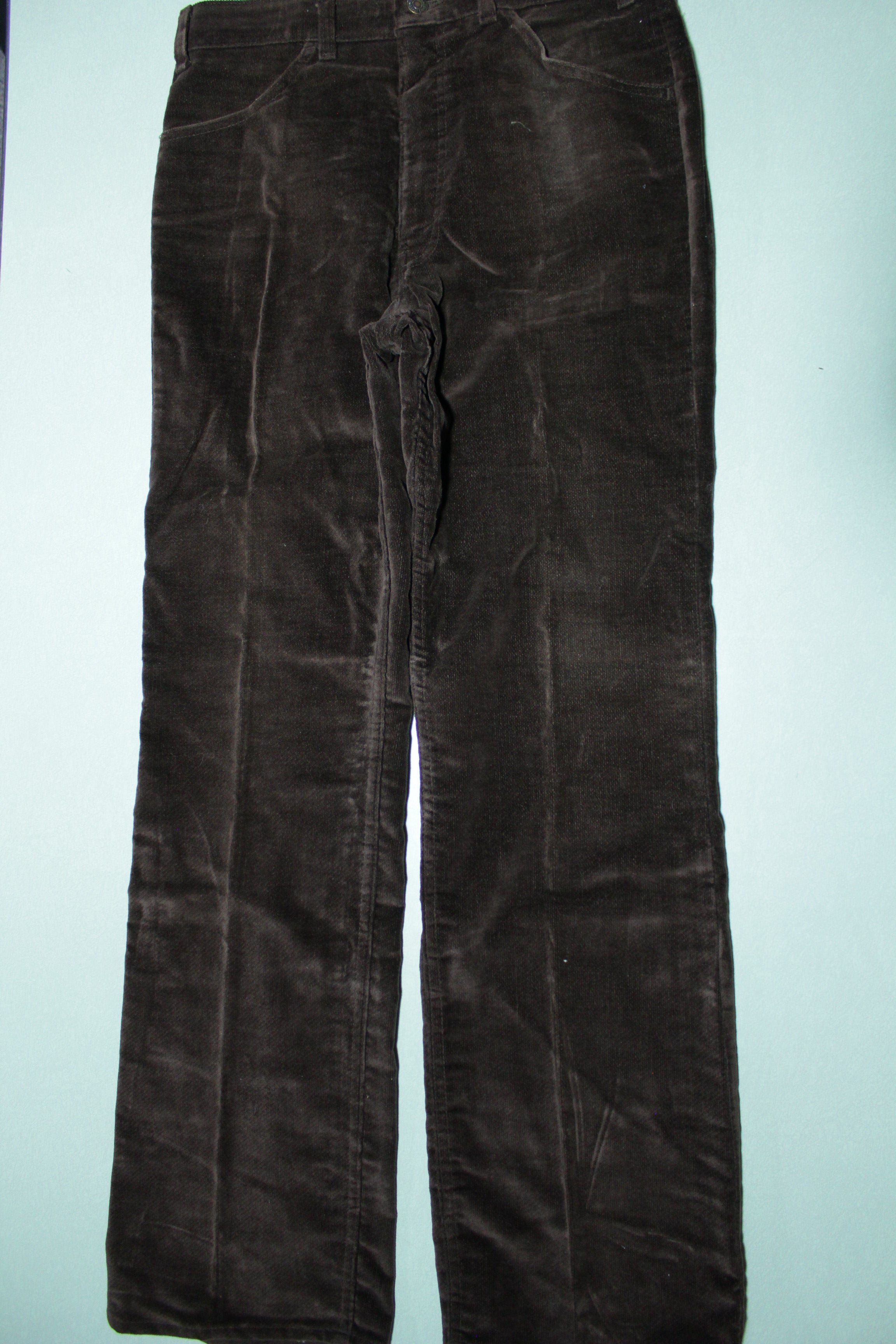 Levis 517 Flare SF 207 Made in USA Vintage 70's 80's Disco Glam Rock Velour Pants Jeans