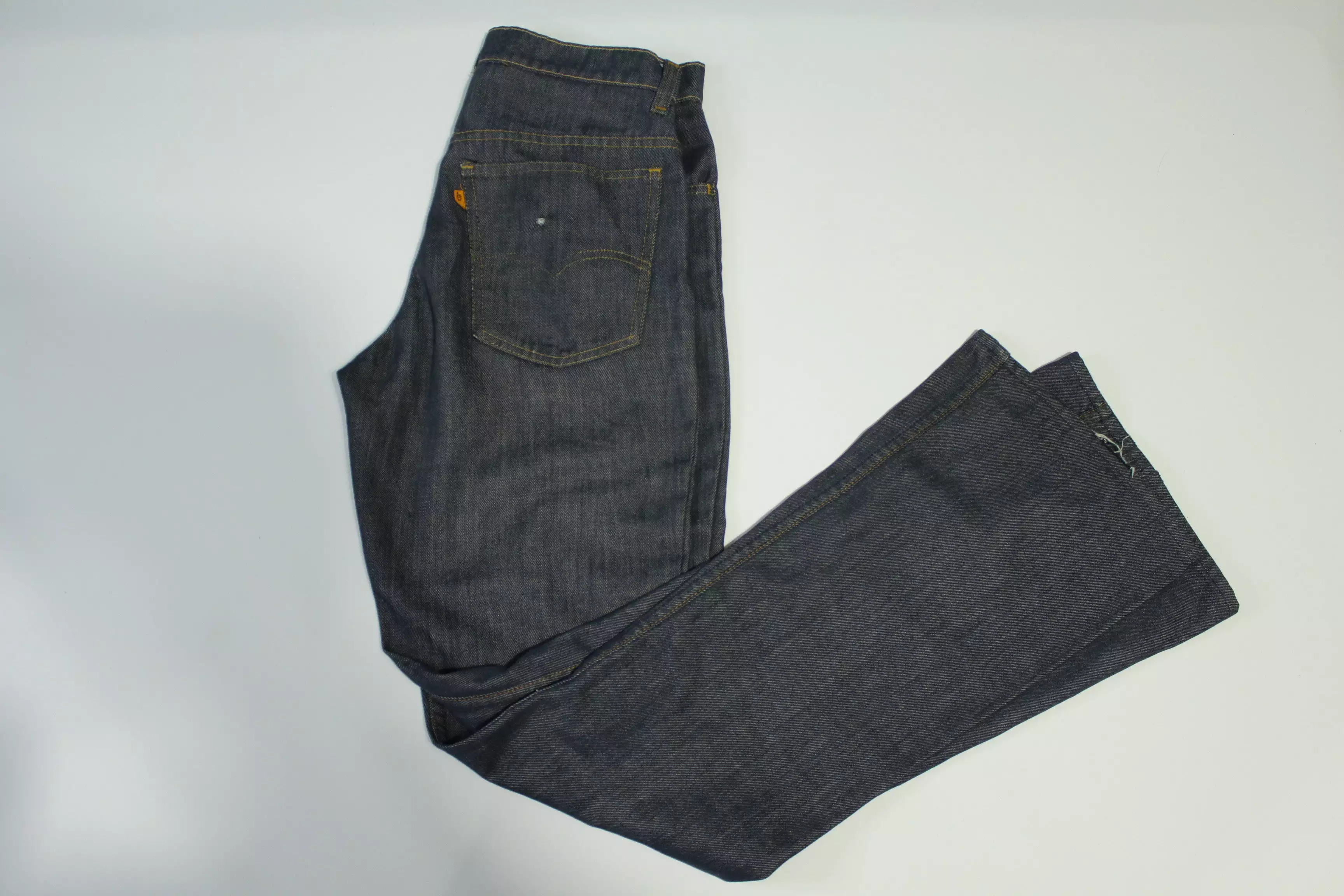 Levis Vintage 70's Orange Tab Talon 42 Zipper Flare Leg Denim Jeans