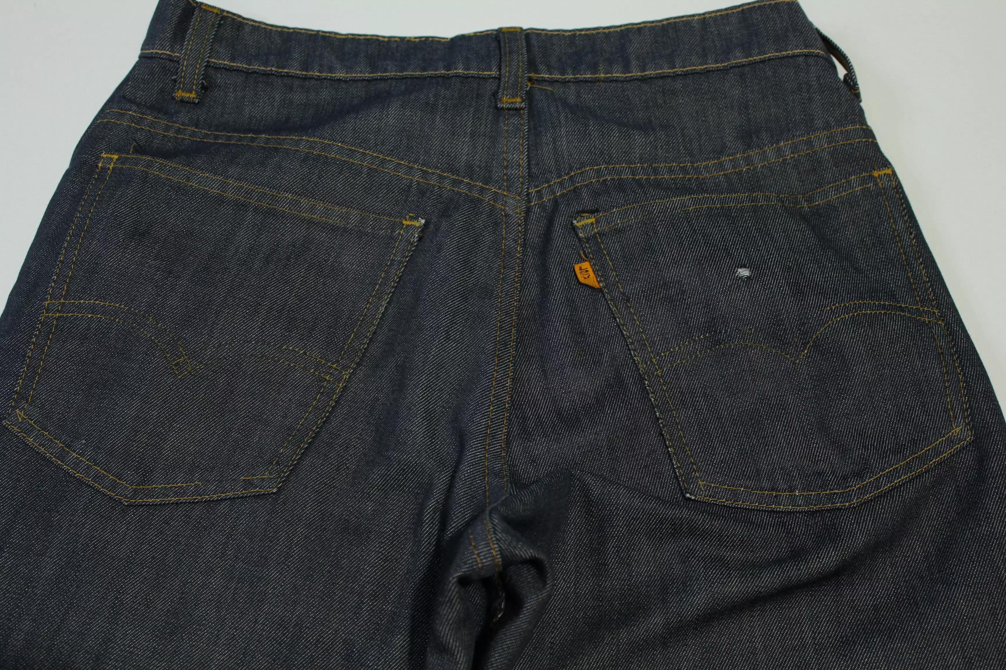 Levis Vintage 70's Orange Tab Talon 42 Zipper Flare Leg Denim Jeans