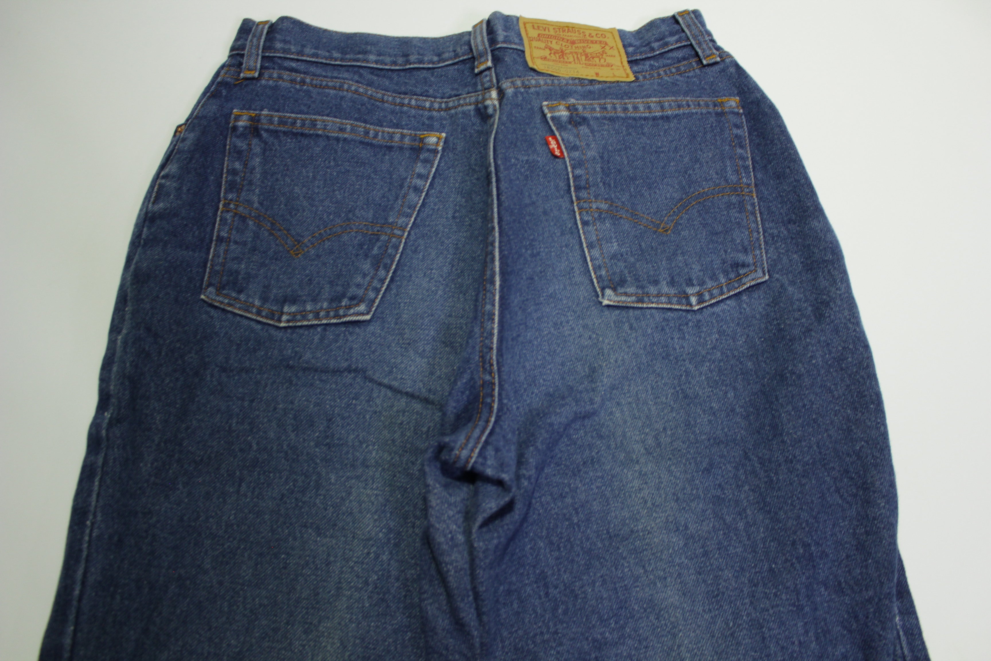 Levis Vintage 80's 18505-0214 Womens' High Waisted Hi-Rise Blue Denim Jeans