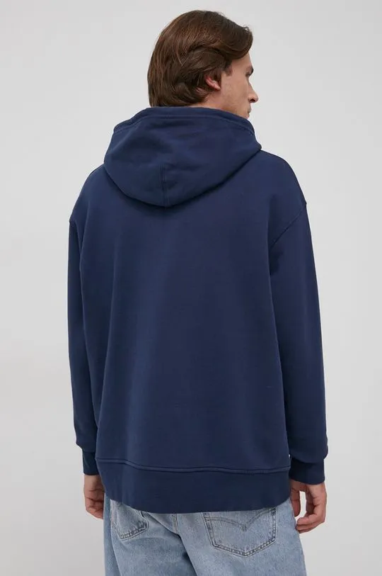 Levi's cotton sweatshirt men's navy blue color