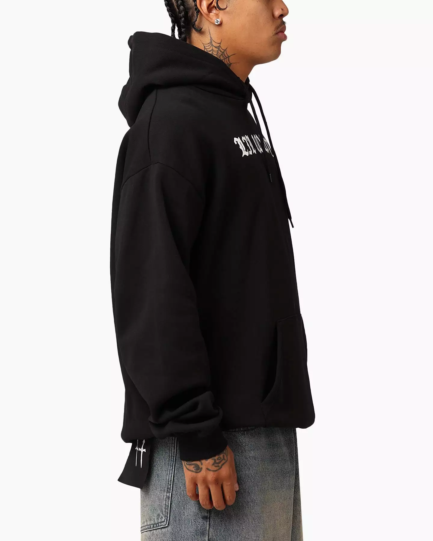 Lil Wayne Red Frame Hoodie Black